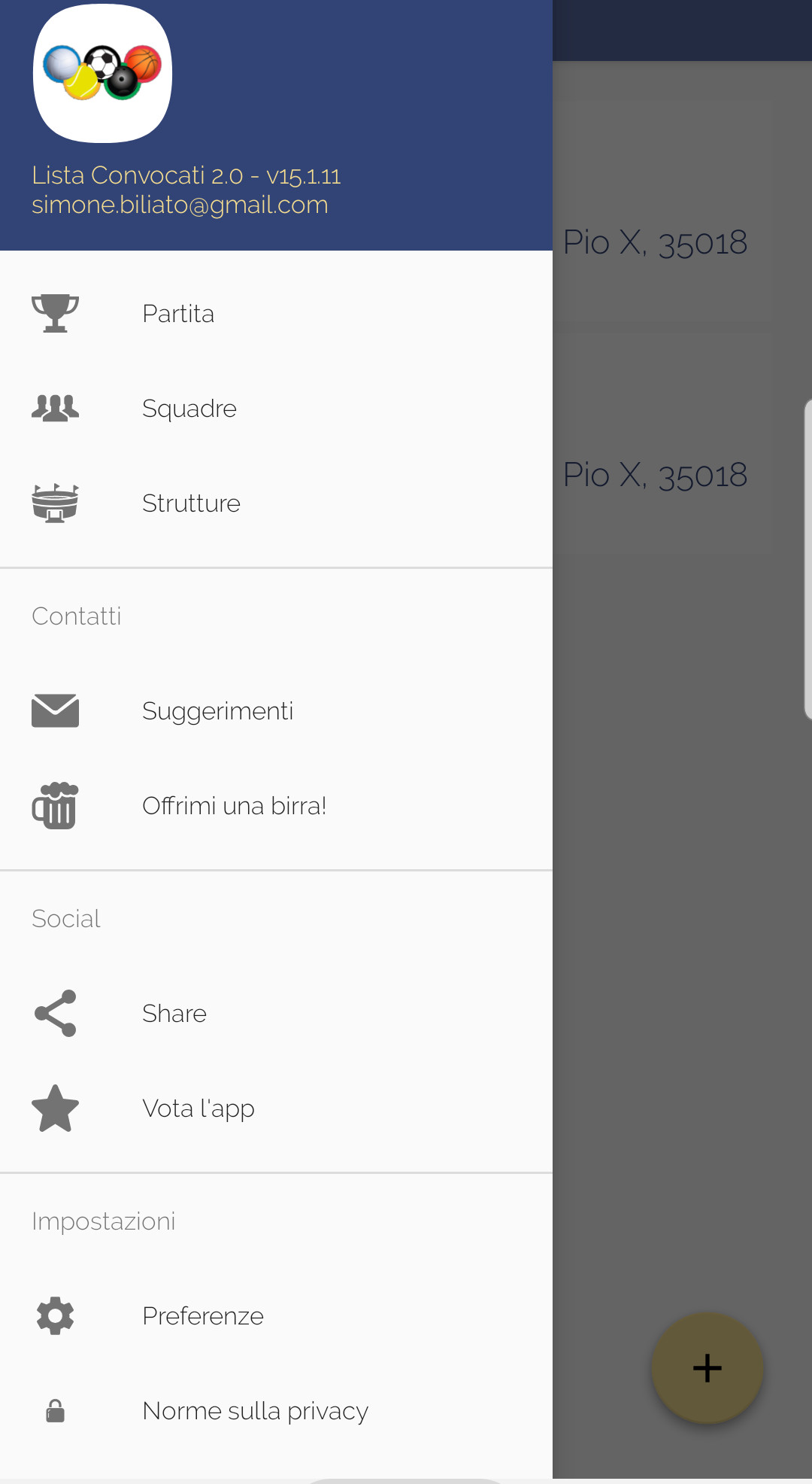 Lista Convocati 2.0