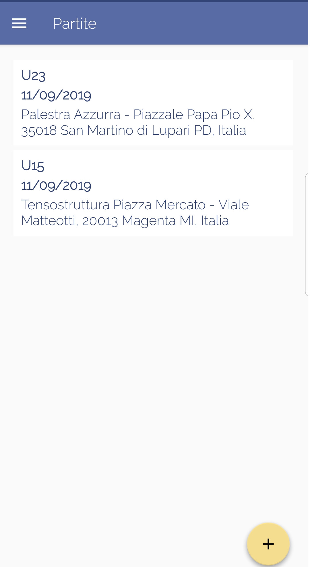 Lista Convocati 2.0